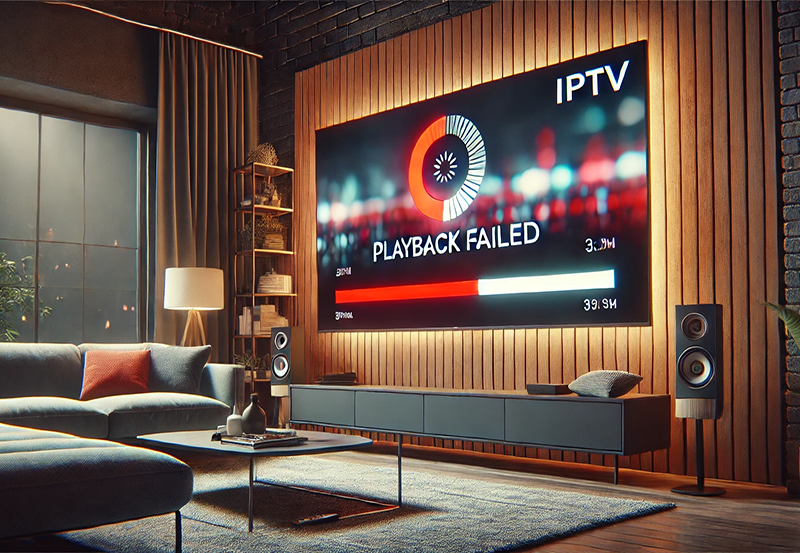 Common Causes of 'IPTV Playback Failed' Errors and Their Solutions