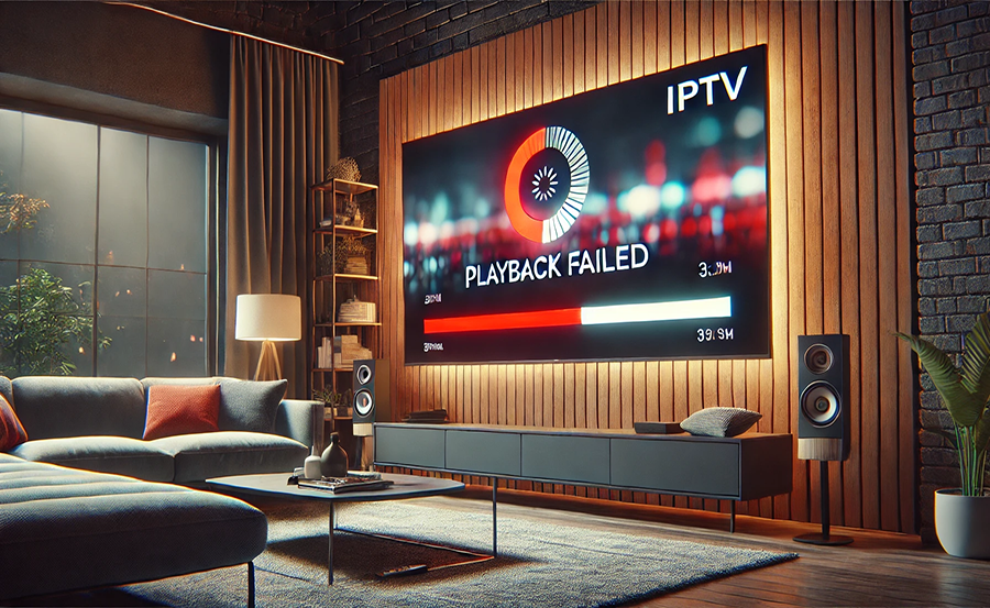 Common Causes of ‘IPTV Playback Failed’ Errors and Their Solutions